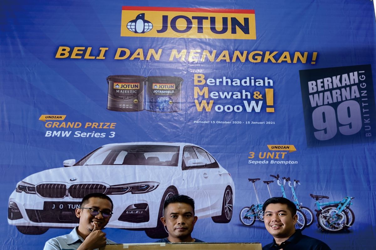 Jadi Pelanggan Setia Jotun, Mariswandi Diganjar Hadiah Program Jotun ...