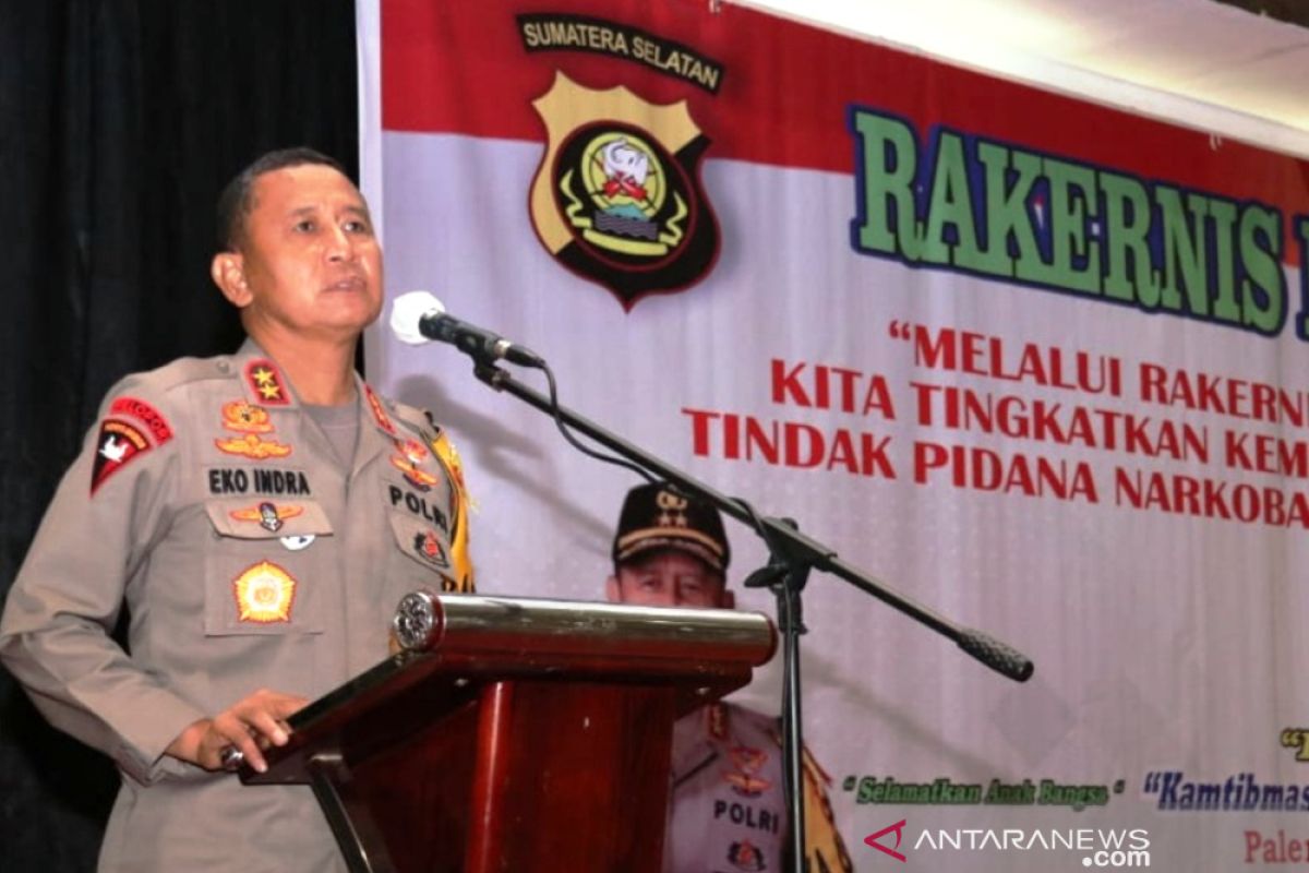 Polda Sumsel gelar rakernis reserse sikapi  maraknya narkoba