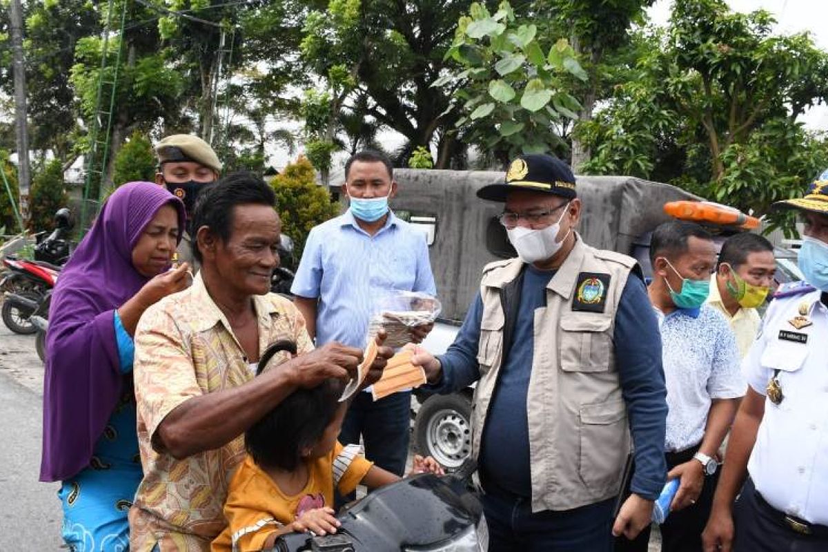 Pemkab Serdang Bedagai terima  bantuan 150 ribu masker