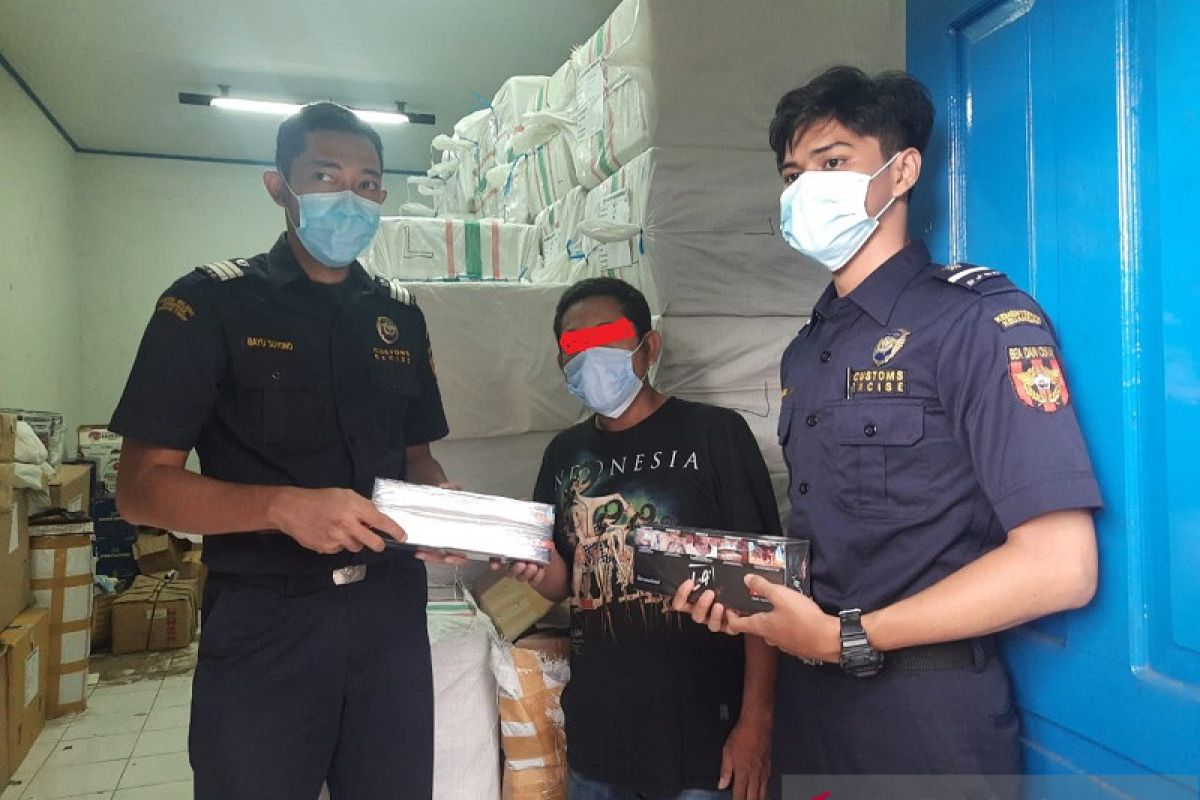 Bea Cukai Jambi amankan truk angkut 60 koli rokok ilegal