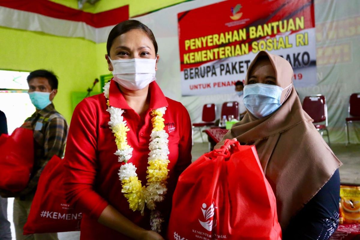 Kemensos RI salurkan sembako senilai Rp900 juta di Lampung