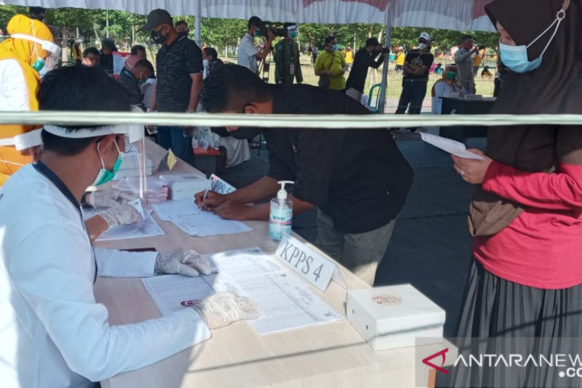 KPU Sulteng  kenalkan tata cara pemungutan suara kepada warga