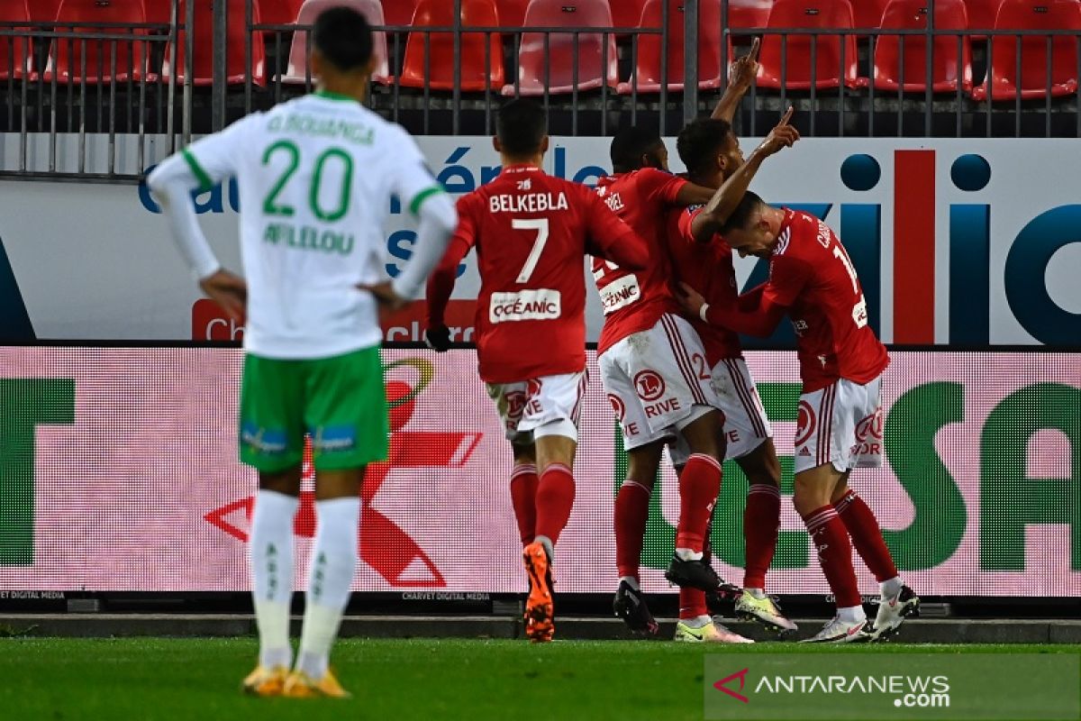 Liga Prancis - Menang 4-1, Brest perburuk rentetan kekalahan Saint-Etienne