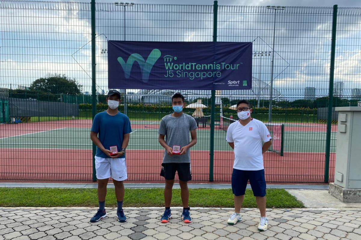 Nathan Barki wins 2 titles at Singapore ITF World Tennis Tour Juniors