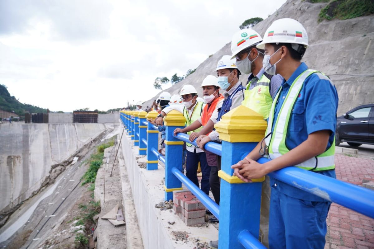 Progres pembangunan Bendungan Karalloe Gowa capai 80 persen