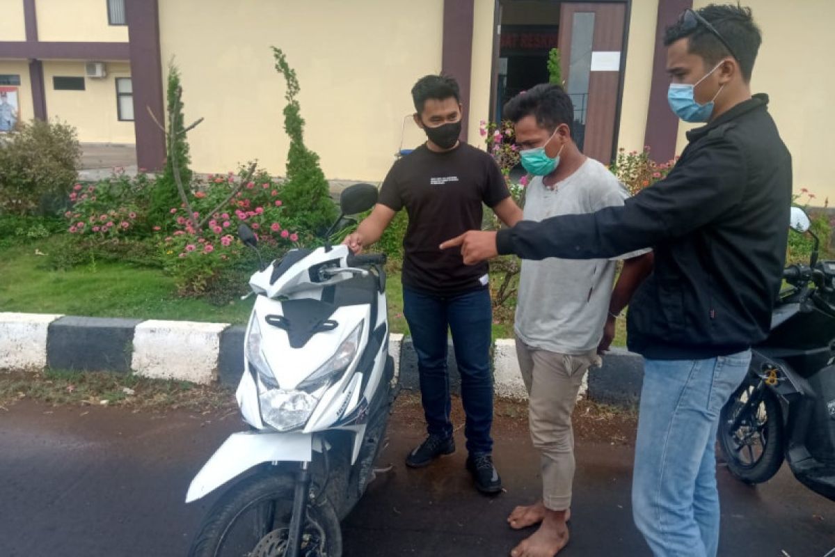 Polres Lombok Utara tangkap warga Sukadana pencuri motor