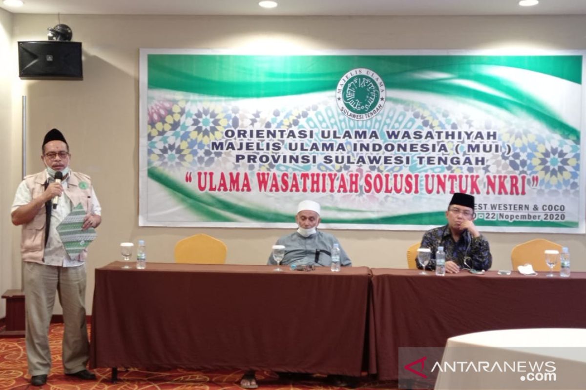 MUI Sulteng fasilitasi ormas Islam untuk deklarasi konsep wasatiah