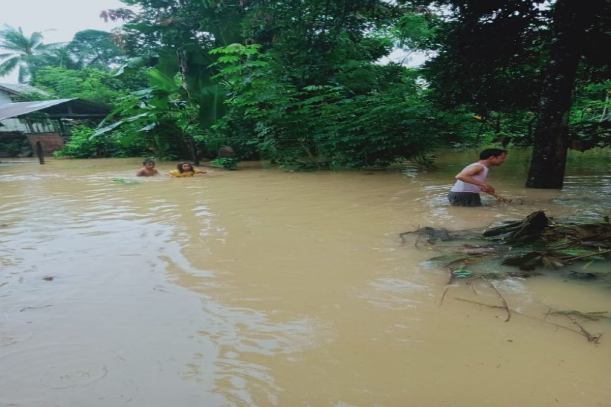 BPBD Langkat : Dua kecamatan terendam banjir