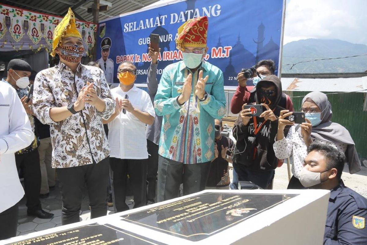 Gubernur resmikan Masjid Nurul Hasanah Aceh di Palu