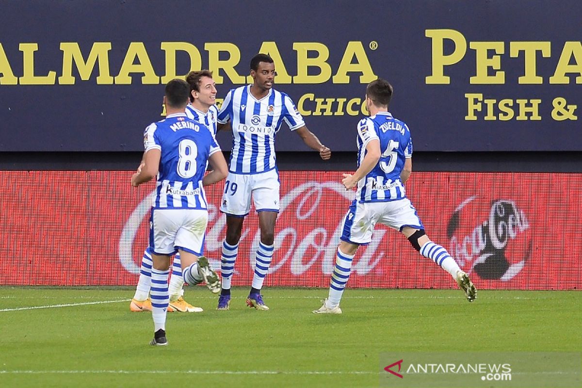Sociedad kokoh di puncak klasemen setelah menang 1-0 di Cadiz