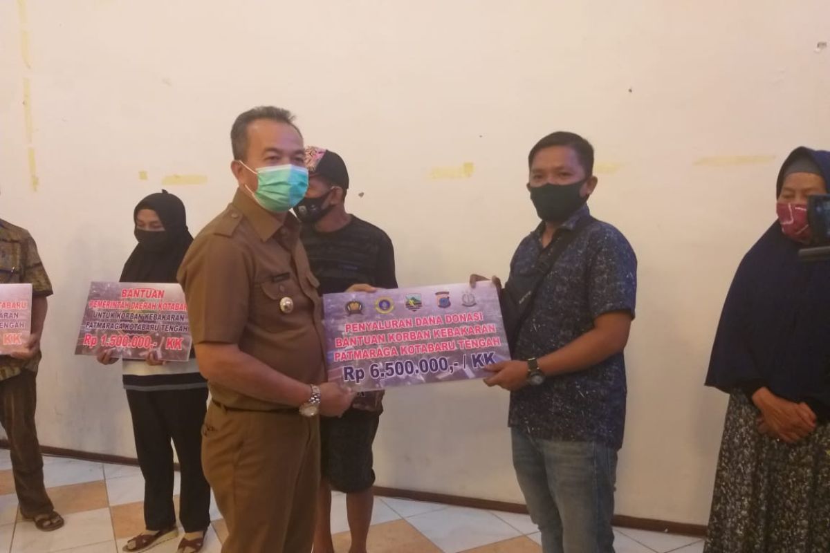 Pemkab salurkan bantuan bagi korban kebakaran