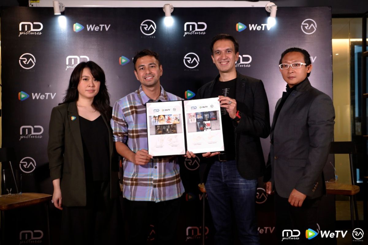 Kolaborasi WeTV Indonesia, MD Pictures dan RA Pictures hadirkan konten lokal berkualitas