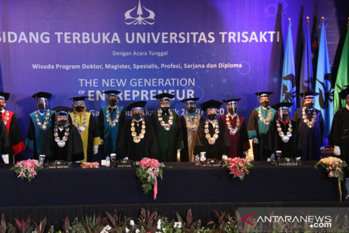 Gelar wisuda daring, Usakti luluskan 1.886 mahasiswa