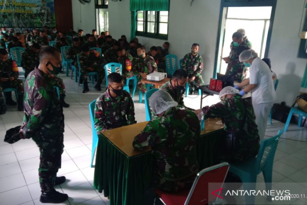 Dandim 1301 Sangihe wajibkan prajuritnya di rapid test COVID-19