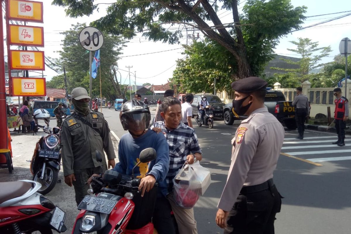 Satgas COVID-19 Ternate  gelar operasi yustisi warga tidak gunakan masker