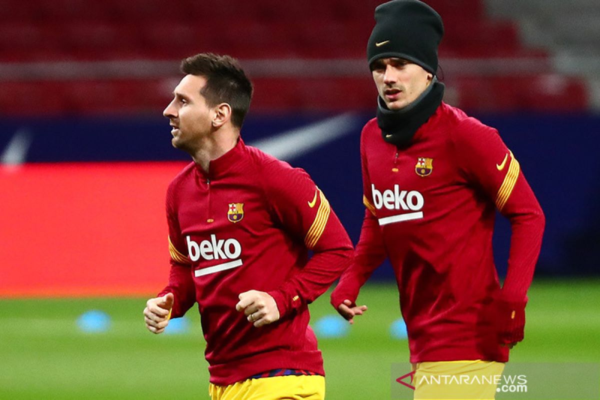 Griezmann buka suara soal hubungannya dengan Messi