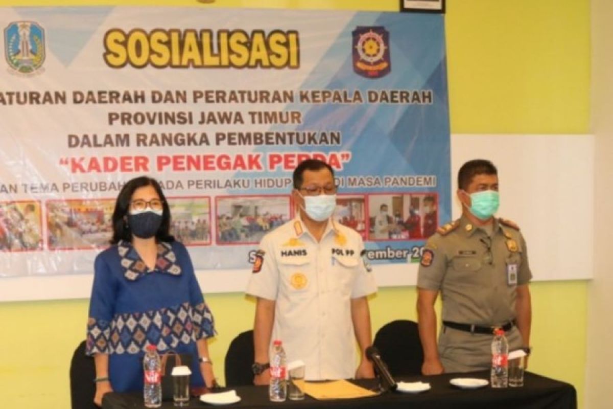 Satpol PP Jatim bentuk kader penegak perda