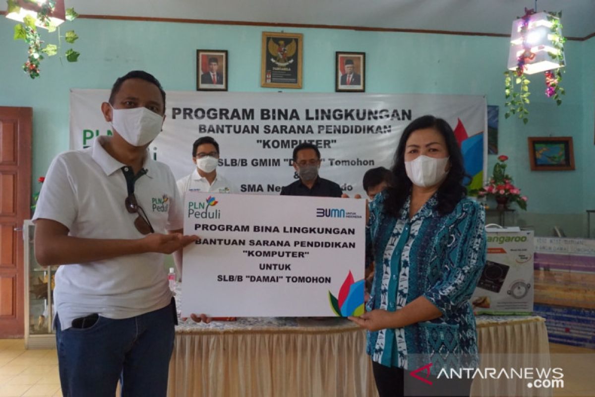 PLN Suluttenggo bantu fasilitas  pendidikan sekolah di Sulut