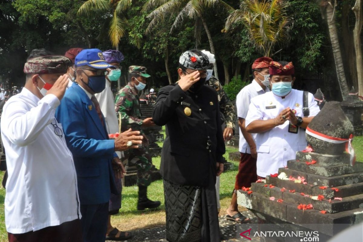 Wagub Bali pimpin Apel Peringatan Puputan Margarana 2020