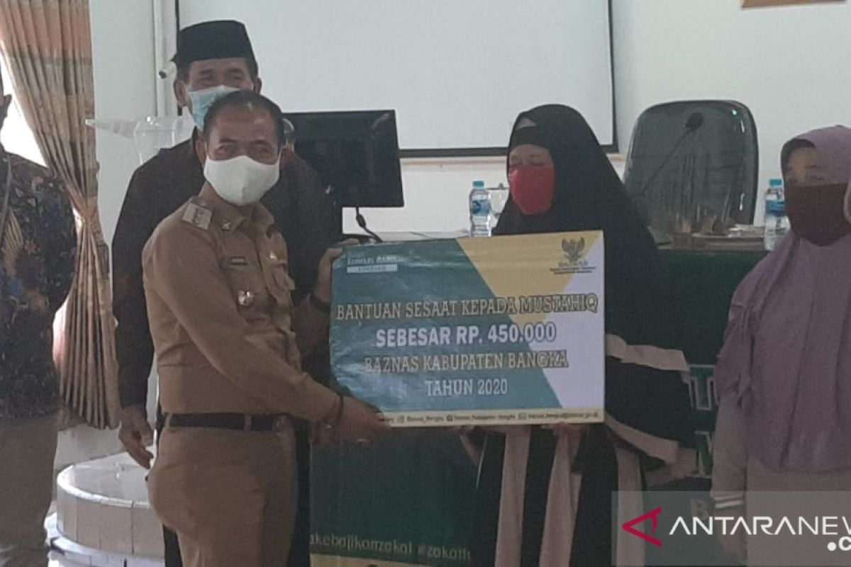 Bupati Bangka apresiasi kegiatan sosial Baznas