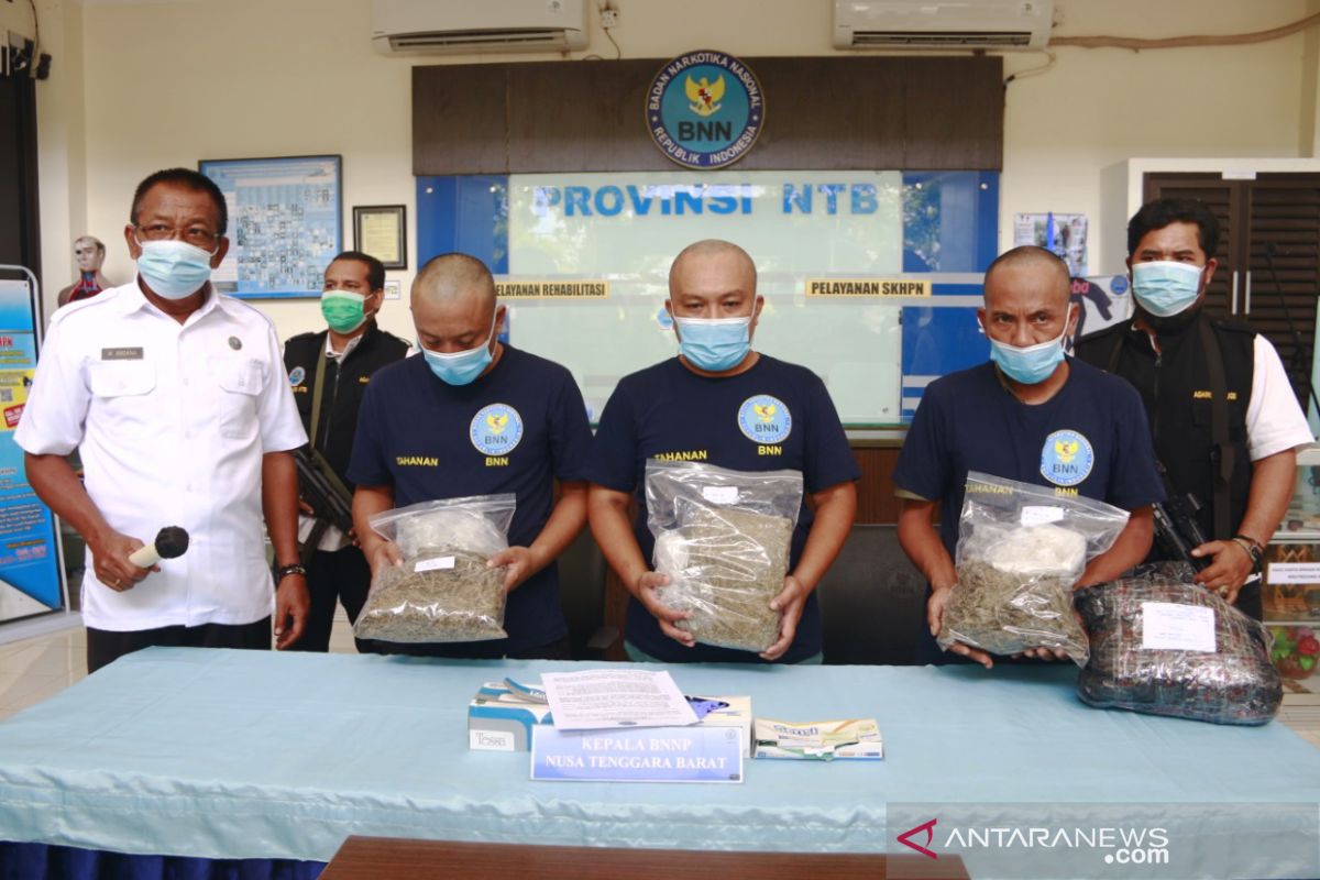 BNNP NTB gagalkan penyelundupan 1,8 kilogram ganja