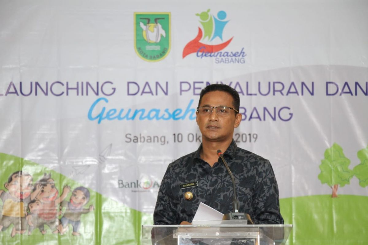 Sabang kembali salurkan bantuan dana Geunaseh bagi 4.461 anak di Sabang