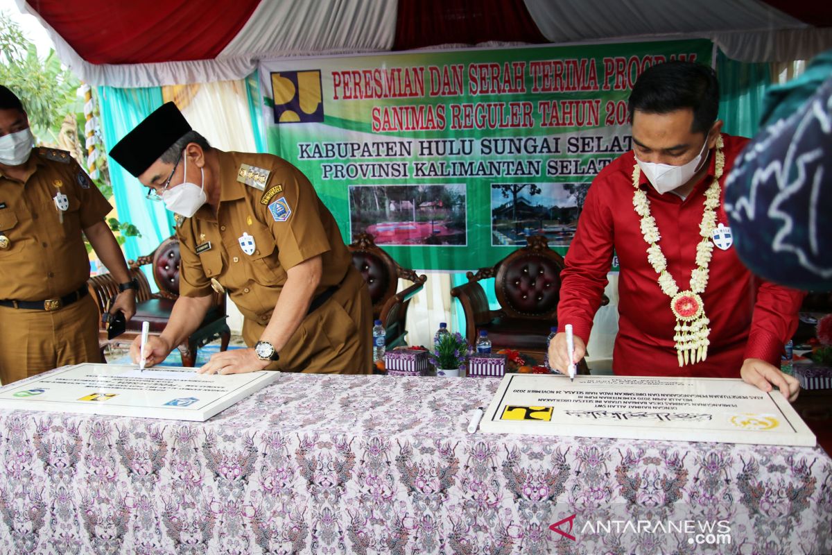 SANIMAS Desa Bamban Utara, Angkinang diterima dan diserahterimakah