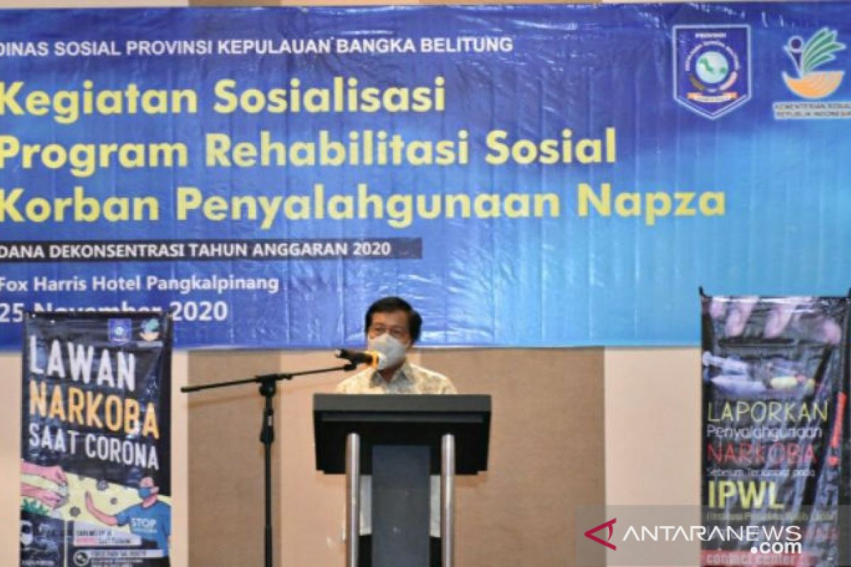 Wagub Babel ajak semua pihak peduli penyalahgunaan NAPZA