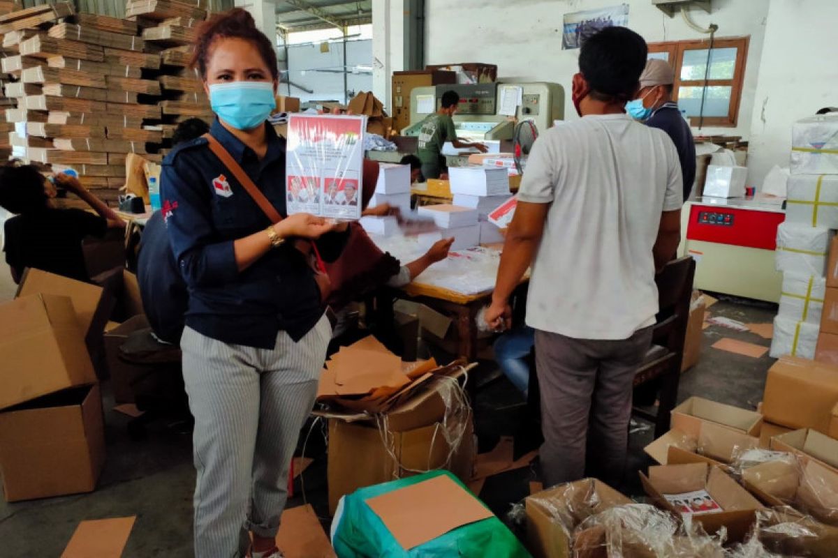 KPU Manggarai sudah menerima logistik Pilkada