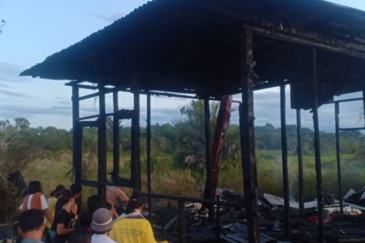 Fire ravages five houses in West Kalimantan