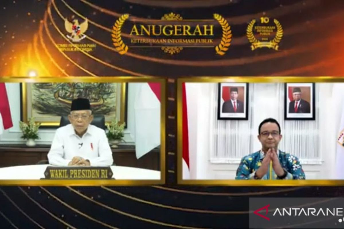 Wapres Maruf Amin imbau pemda anggarkan dana memadai untuk keterbukaan informasi