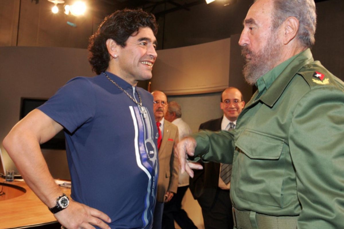 Maradona, sang legenda pahlawan kaum  kiri Amerika Latin