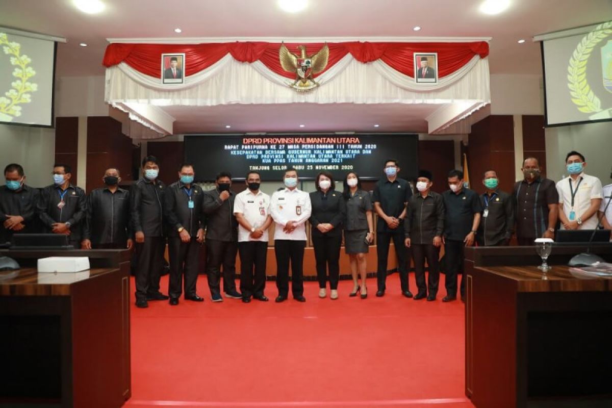 Kebijakan umum-prioritas sementara anggaran Kaltara disepakati Rp 2,6 T