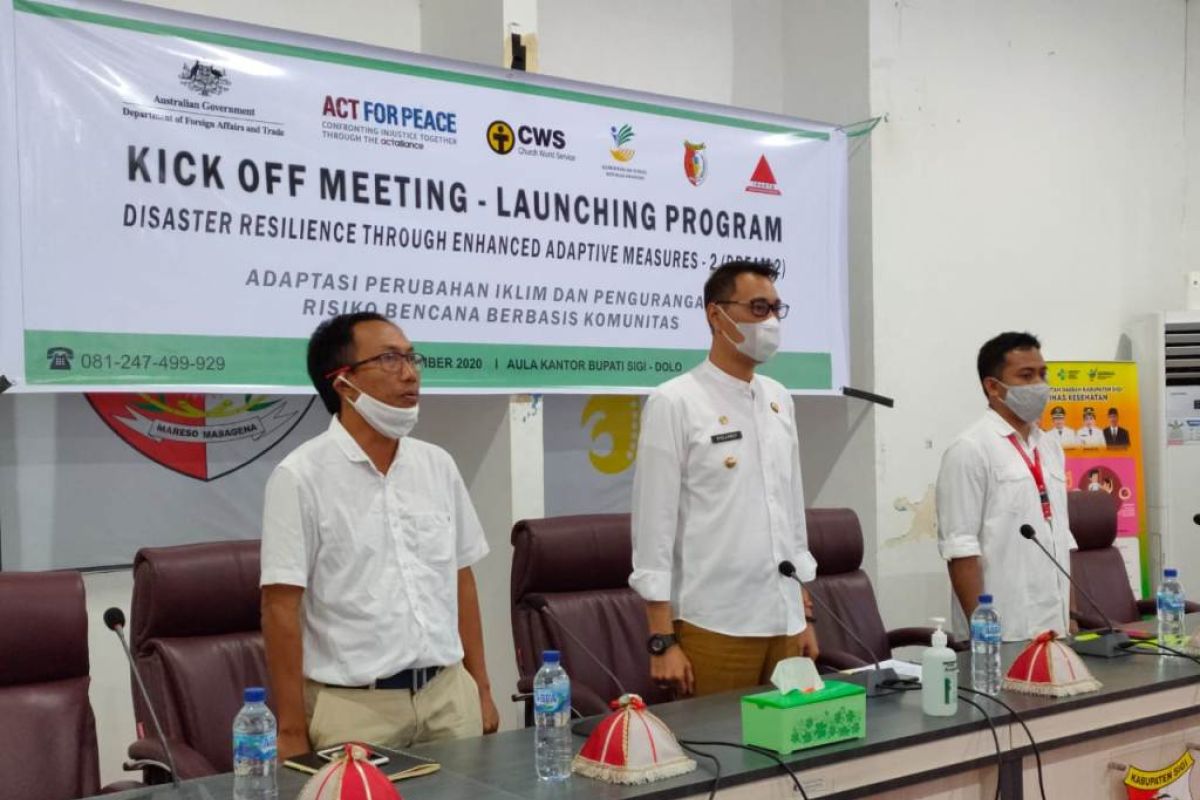 Pemkab Sigi dukung program adaptasi perubahan iklim mitigasi bencana