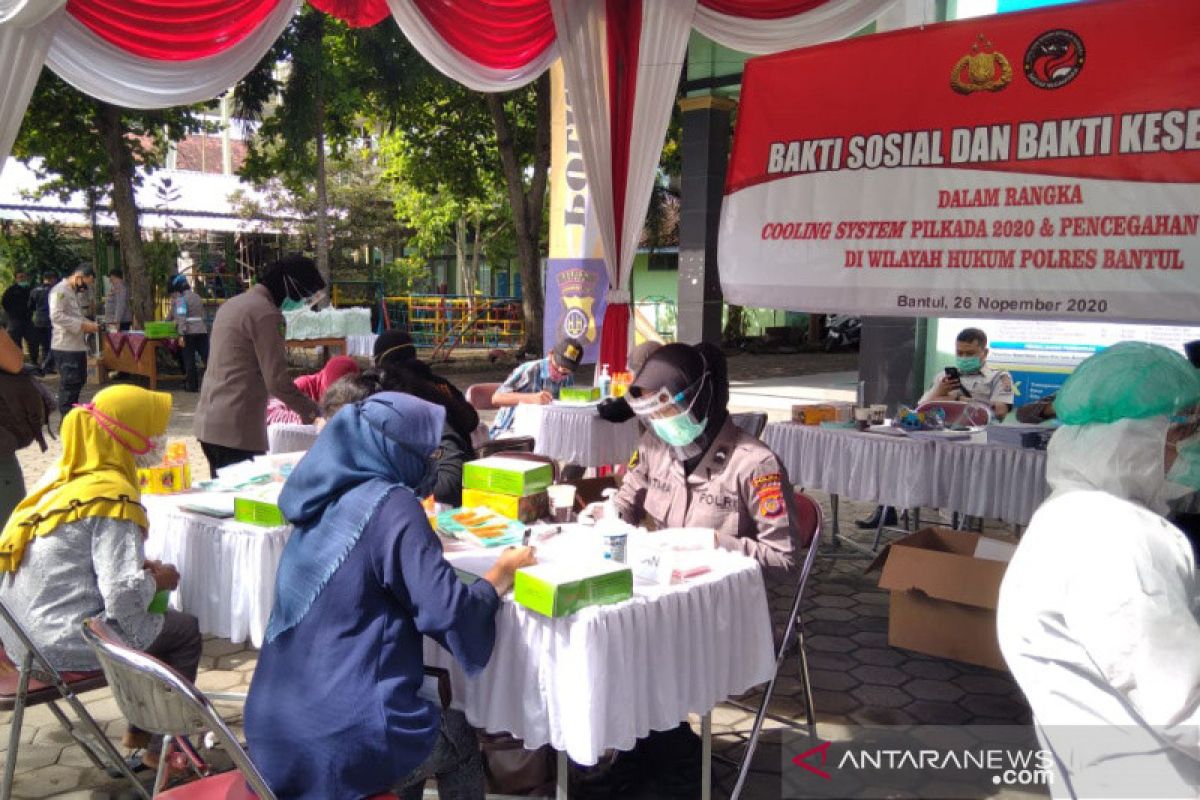 Satgas Nusantara Polri menggelar bakti sosial dan kesehatan di Bantul