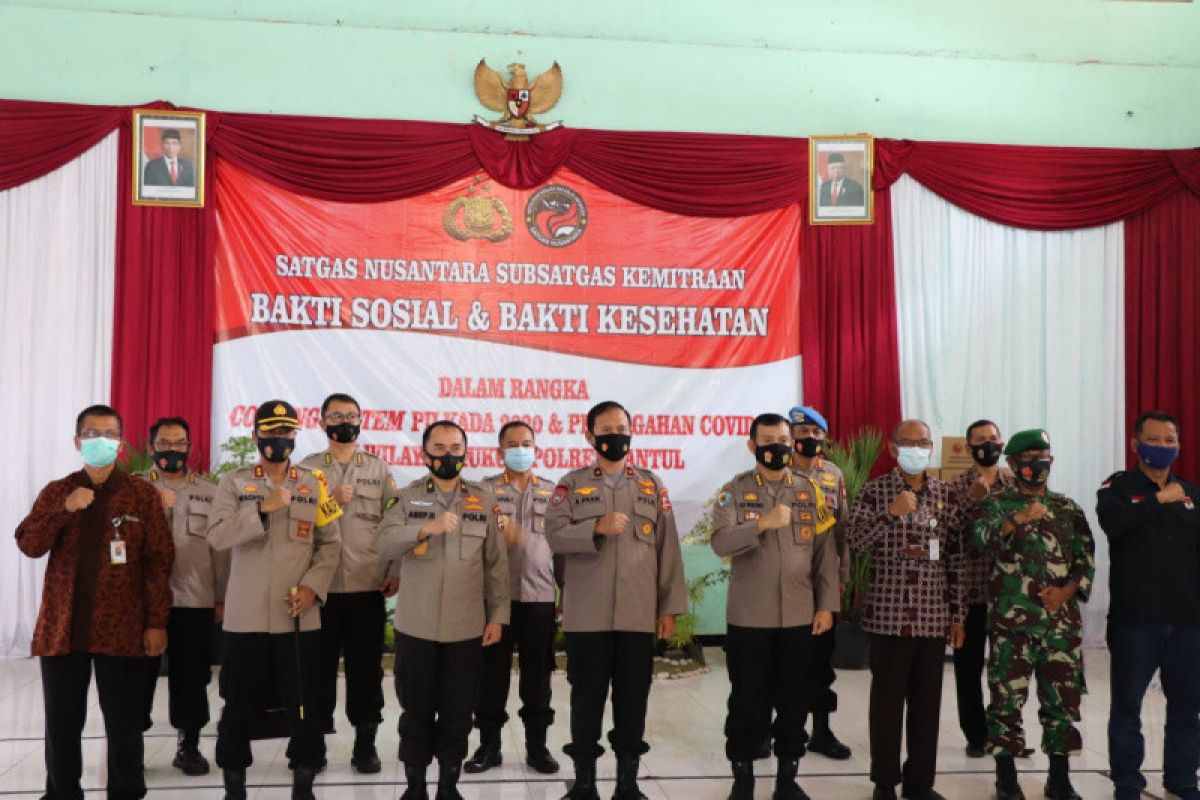 Satgas Nusantara Polri ajak masyarakat jaga kondusivitas selama pilkada