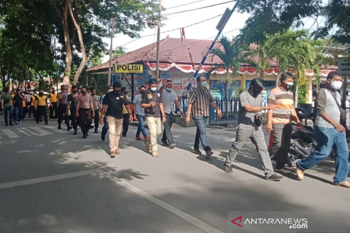 Jaga kesehatan jelang Pilkada Polres Palu rutin olahraga bersama