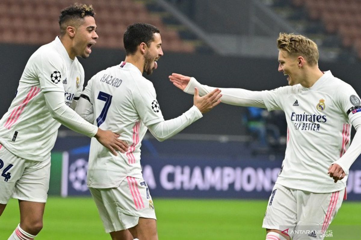 Madrid curi poin setelah menang 2-0 di kandang Inter