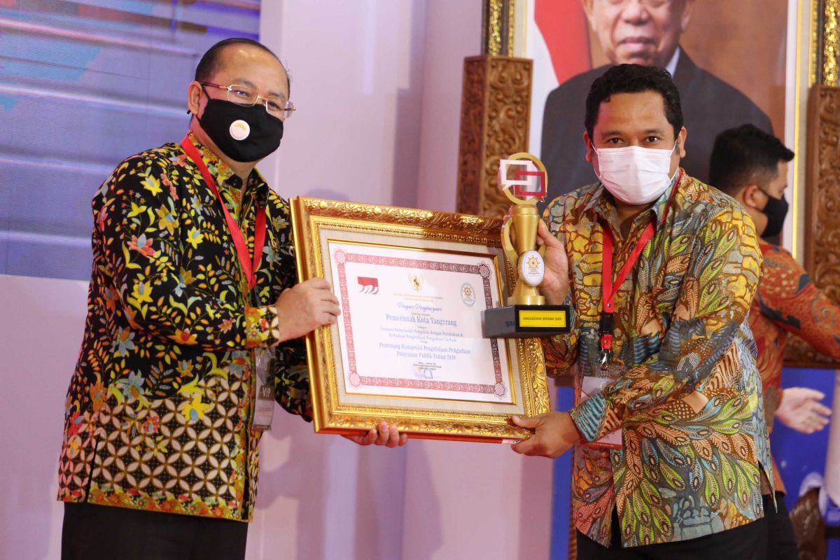 Pemkot Tangerang dapat Penghargaan Pengelolaan Pengaduan Pelayanan 2020