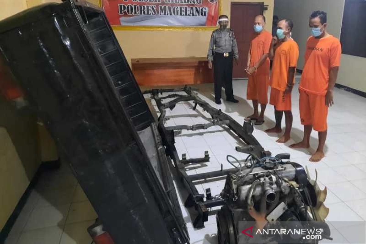 Polres Magelang dan Semarang meringkus komplotan pencuri mobil