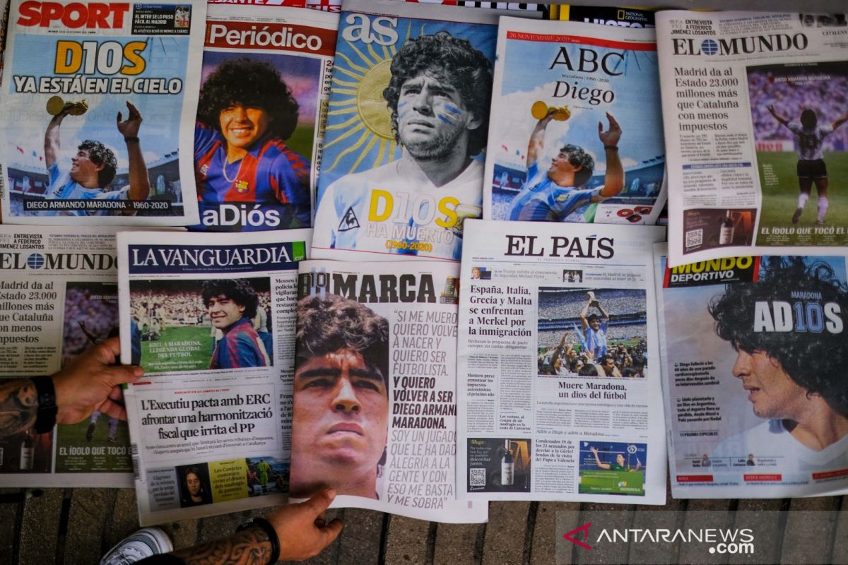 Ahli mulai perdebatkan penyebab kematian Maradona