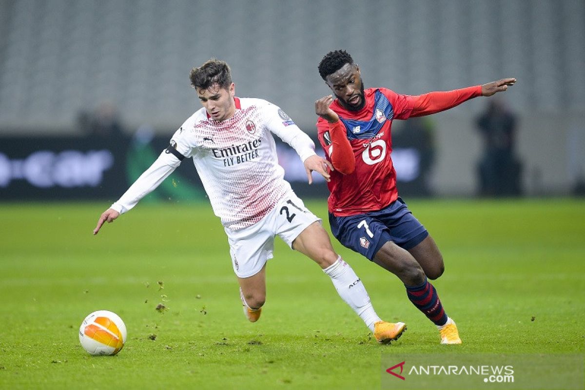 Milan gagal revans ditahan imbang Lille