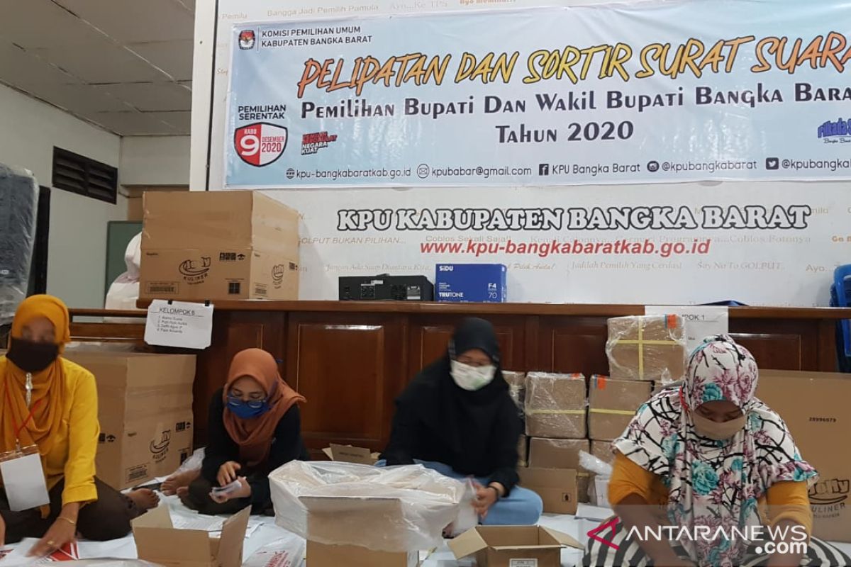 KPU Bangka Barat siapkan 139.978 surat suara pelaksanaan Pilkada 2020