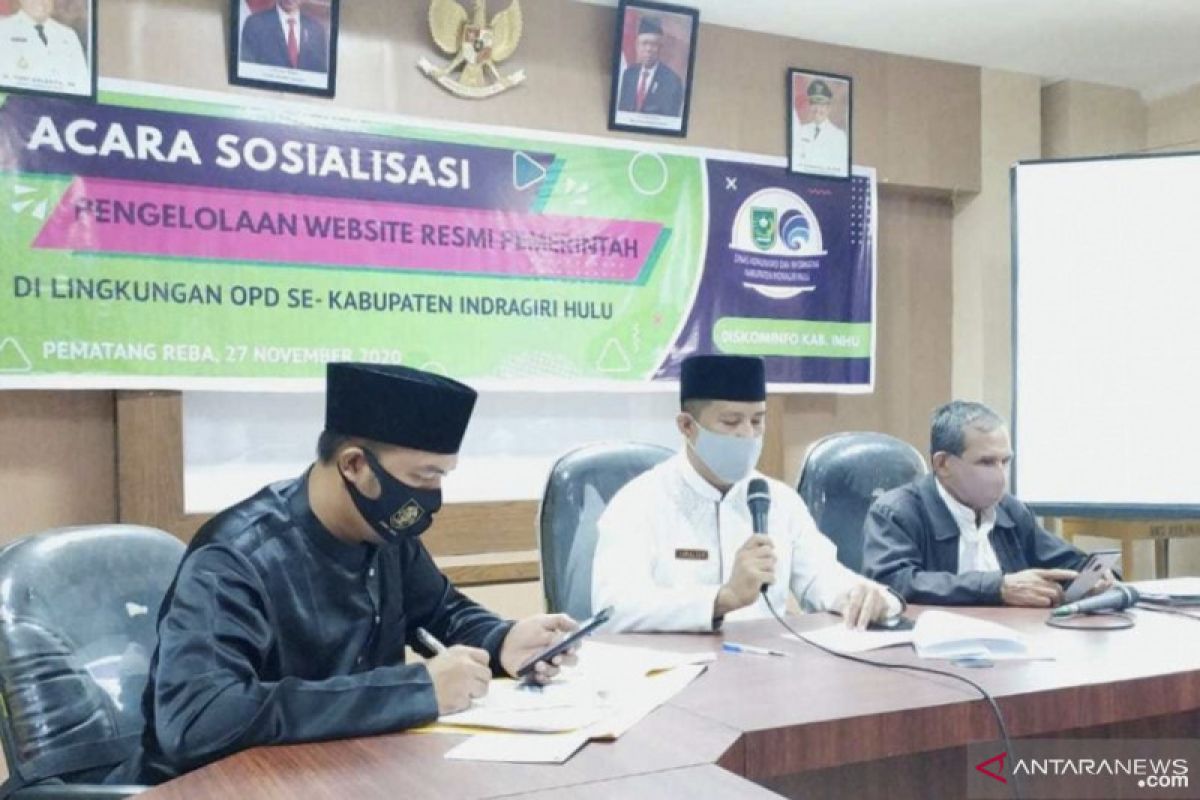 Diskominfo Inhu ajak OPD aktif gunakan website resmi