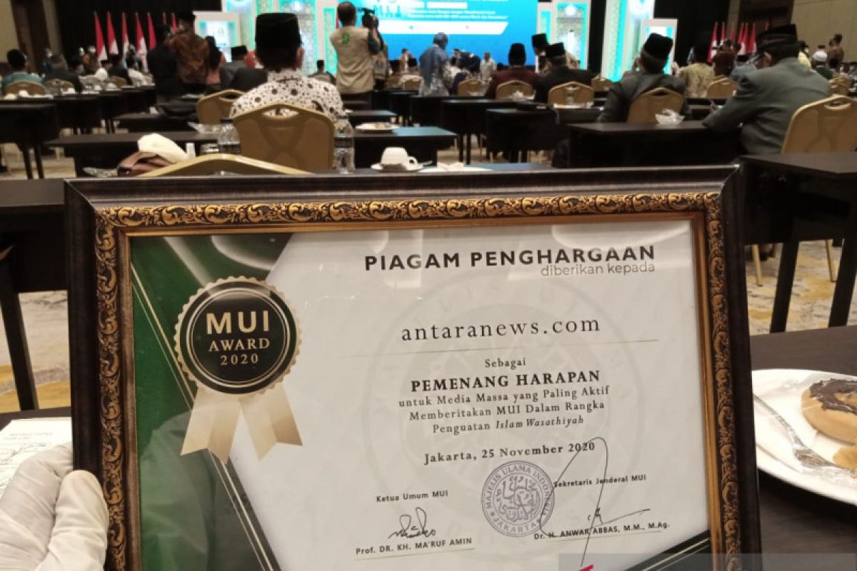 ANTARA raih MUI Award, sebarkan konten penguatan Islam moderat