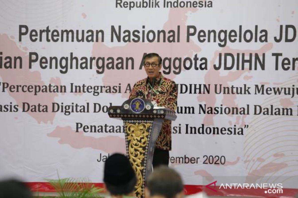 Pemprov Kepulauan Bangka Belitung Raih JDIH Awards Terbaik III Tahun 2020