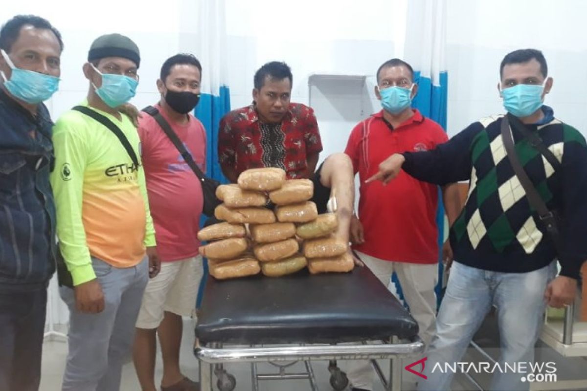 Polisi di Madina dipukul oleh pengedar ganja