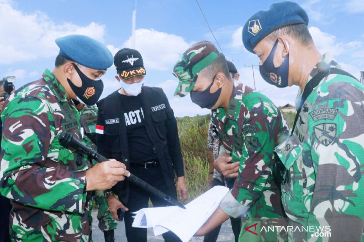 Danlanud RSA tinjau bandara peninggalan Jepang di Subi