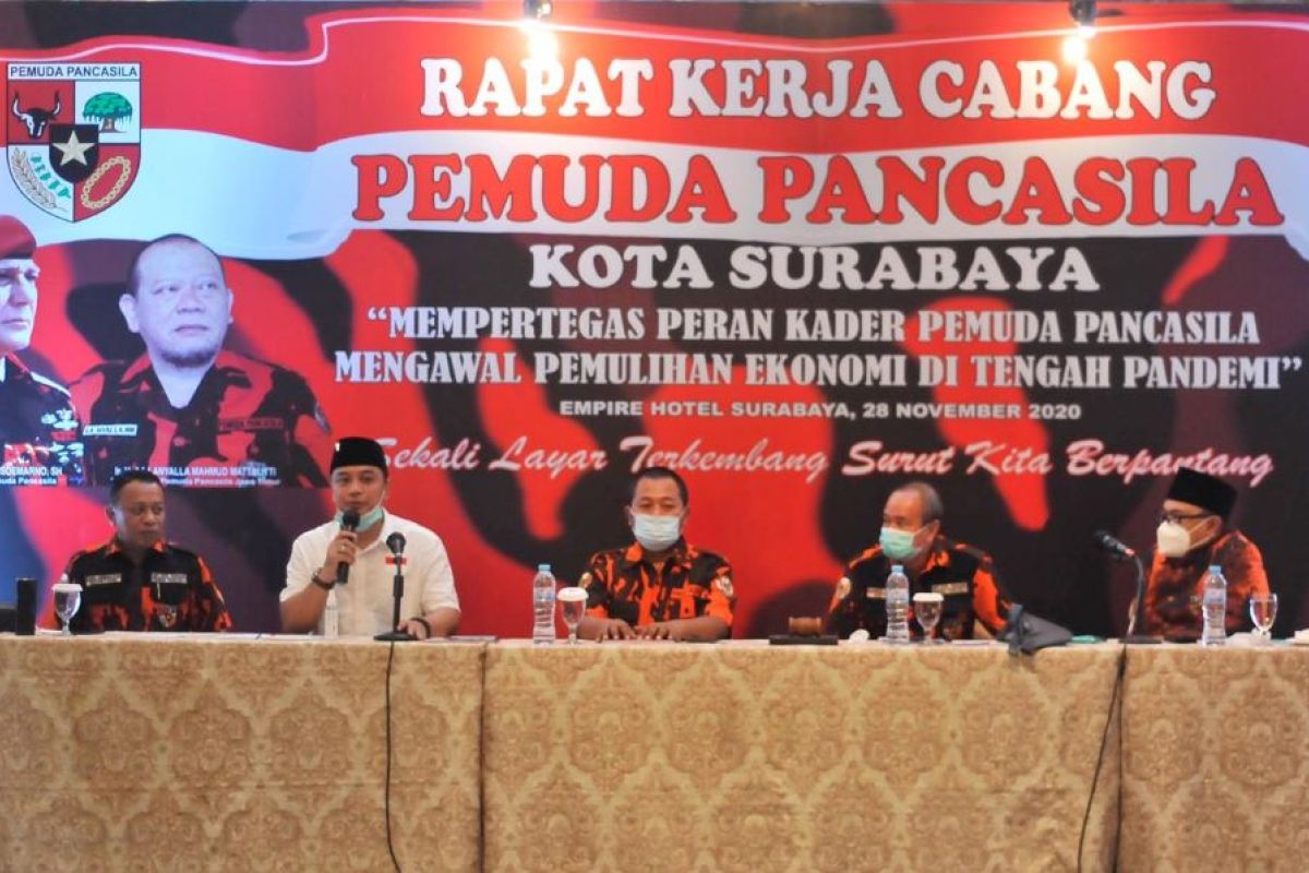MPW instruksikan Pemuda Pancasila Surabaya berkontribusi bangkitkan ekonomi