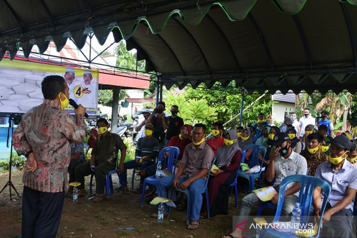 Tim Paslon SABIL laksanakan pelatihan saksi per kecamatan di HST